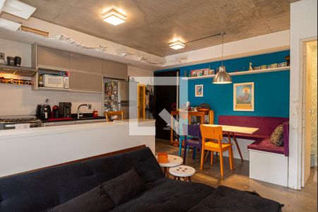 Sala de apartamento à venda com 1 quarto, 78m² em Bela Vista, São Paulo