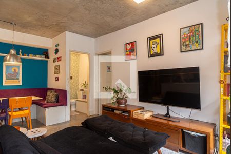 Sala de apartamento à venda com 1 quarto, 78m² em Bela Vista, São Paulo