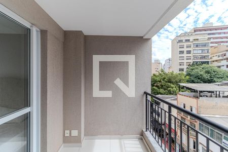 Varanda de kitnet/studio à venda com 1 quarto, 26m² em Consolação, São Paulo