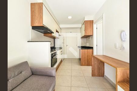 Sala/Cozinha de apartamento para alugar com 1 quarto, 27m² em Chácara Santo Antônio, São Paulo