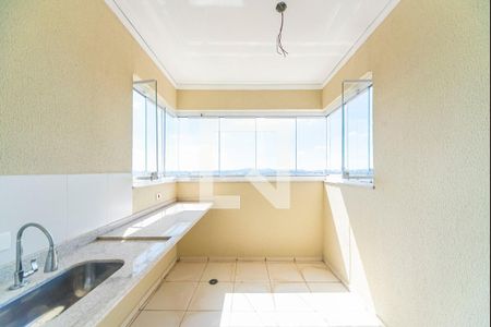 Varanda da Sala de apartamento para alugar com 2 quartos, 52m² em Vila Humaita, Santo André