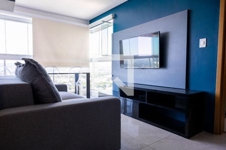 Sala de apartamento para alugar com 1 quarto, 49m² em Vila Campolim , Sorocaba