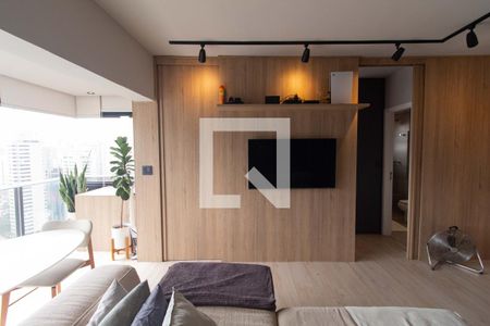 Sala de apartamento à venda com 1 quarto, 50m² em Vila Mariana, São Paulo