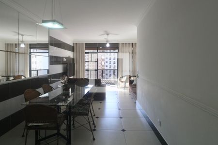Sala de apartamento para alugar com 3 quartos, 105m² em Barra Funda, Guarujá