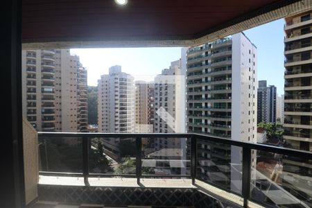 Varanda de apartamento para alugar com 3 quartos, 105m² em Barra Funda, Guarujá