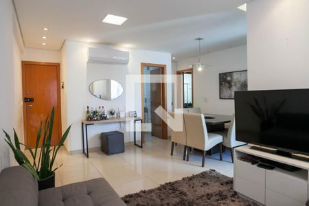 sala de apartamento para alugar com 3 quartos, 93m² em Buritis, Belo Horizonte