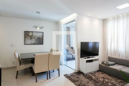 sala de apartamento para alugar com 3 quartos, 93m² em Buritis, Belo Horizonte