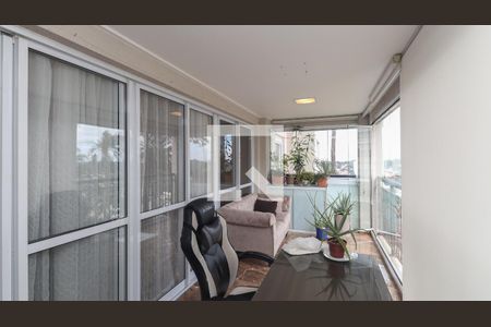 Varanda da Sala de apartamento à venda com 4 quartos, 131m² em Vila Irmaos Arnoni, São Paulo