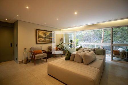 Sala de apartamento à venda com 3 quartos, 133m² em Vila Andrade, São Paulo