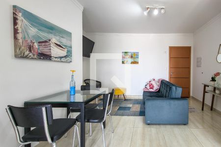 Sala de apartamento para alugar com 1 quarto, 48m² em Vila Caiçara, Praia Grande