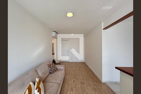 Sala  de apartamento à venda com 1 quarto, 48m² em Campo Belo, São Paulo