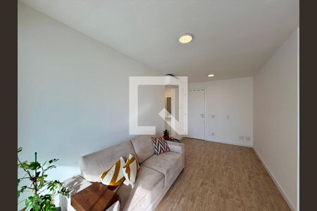 Sala  de apartamento à venda com 1 quarto, 48m² em Campo Belo, São Paulo