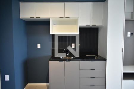 Sala/Cozinha de apartamento para alugar com 1 quarto, 47m² em Vila Clementino, São Paulo