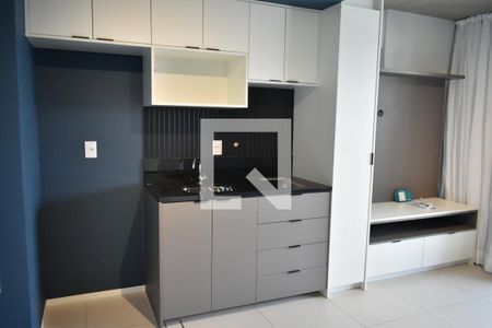 Sala/Cozinha de apartamento para alugar com 1 quarto, 47m² em Vila Clementino, São Paulo