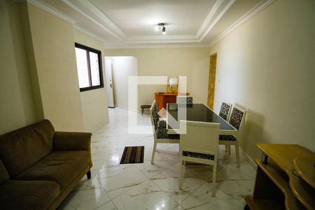 Sala de apartamento para alugar com 3 quartos, 120m² em Guilhermina, Praia Grande