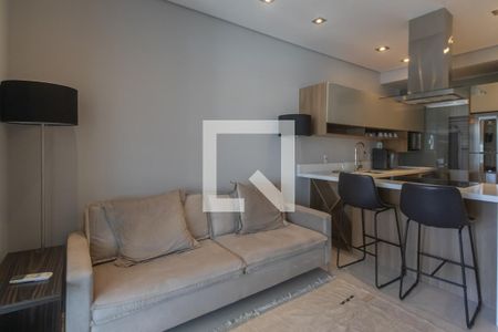 Sala de apartamento para alugar com 1 quarto, 62m² em Itaim Bibi, São Paulo