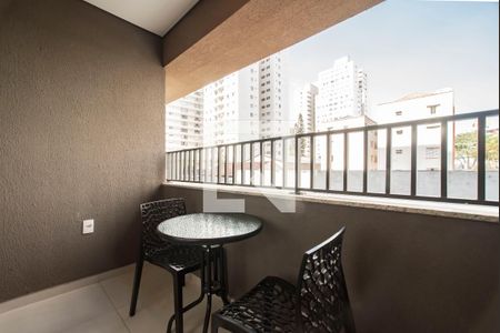 Varanda de kitnet/studio para alugar com 1 quarto, 25m² em Vila Clementino, São Paulo