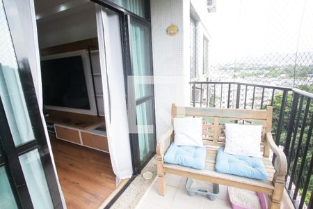 Varanda da Sala de apartamento à venda com 3 quartos, 89m² em Pechincha, Rio de Janeiro
