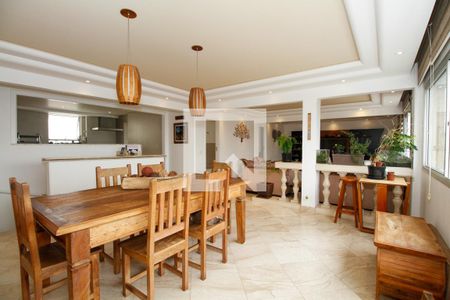 Sala de Jantar de apartamento à venda com 5 quartos, 230m² em Pinheiros, São Paulo