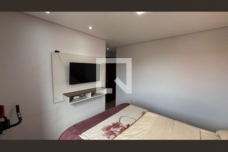 Suite de apartamento à venda com 2 quartos, 56m² em Vila Camilópolis, Santo André