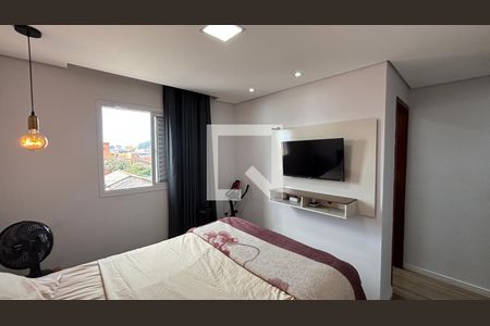 Suite de apartamento à venda com 2 quartos, 56m² em Vila Camilópolis, Santo André