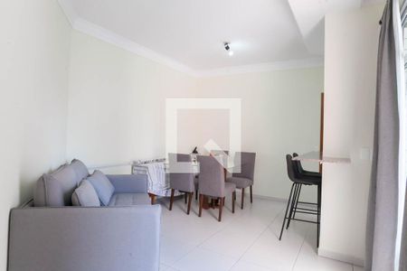 sala de apartamento à venda com 2 quartos, 54m² em Carmo, Belo Horizonte