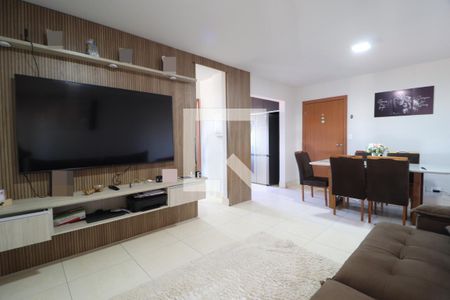 Sala de apartamento para alugar com 2 quartos, 68m² em Viviane, Uberlândia