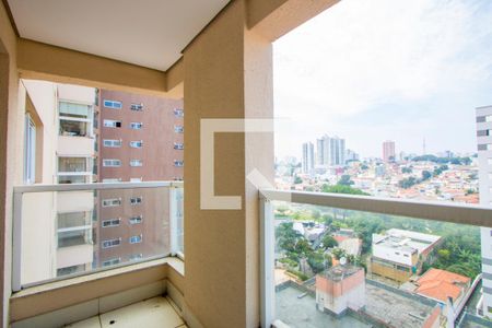 Varanda da sala de apartamento para alugar com 3 quartos, 138m² em Vila Valparaíso, Santo André