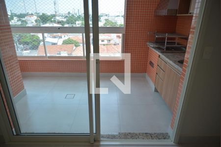 Varanda gourmet de apartamento à venda com 3 quartos, 100m² em Vila Assunção, Santo André