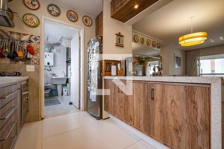 Sala/Cozinha de apartamento à venda com 3 quartos, 100m² em Pinheiros, São Paulo