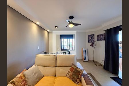 Sala de apartamento à venda com 2 quartos, 120m² em Mansões Santo Antônio, Campinas