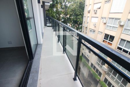 Sacada da Sala de apartamento à venda com 2 quartos, 69m² em Petrópolis, Porto Alegre