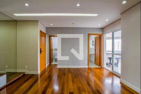 Sala de apartamento à venda com 3 quartos, 126m² em Vila Scarpelli, Santo André