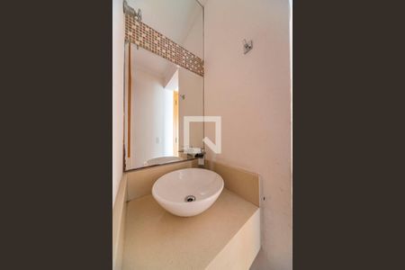 Lavabo de apartamento à venda com 3 quartos, 126m² em Vila Scarpelli, Santo André