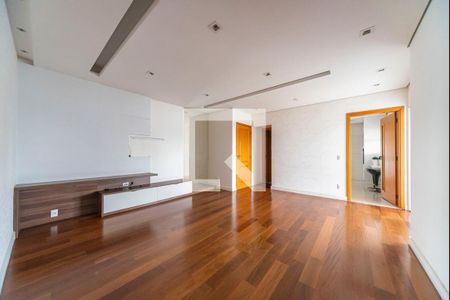 Sala de apartamento à venda com 3 quartos, 126m² em Vila Scarpelli, Santo André