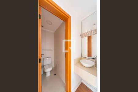 Lavabo de apartamento à venda com 3 quartos, 126m² em Vila Scarpelli, Santo André
