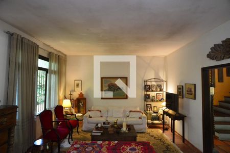 Sala de casa de condomínio à venda com 6 quartos, 534m² em São Conrado, Rio de Janeiro