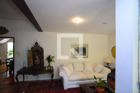 Sala de casa de condomínio à venda com 6 quartos, 534m² em São Conrado, Rio de Janeiro