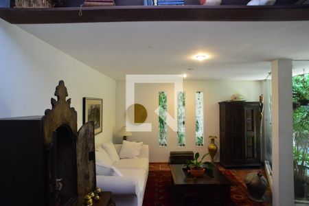 Sala de casa de condomínio à venda com 6 quartos, 534m² em São Conrado, Rio de Janeiro