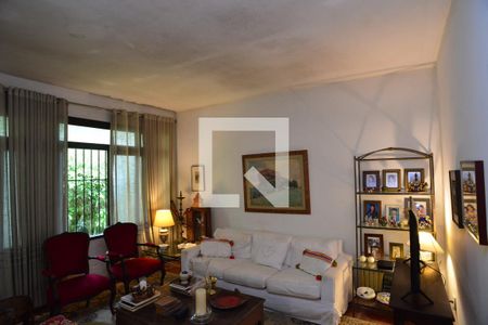 Sala de casa de condomínio à venda com 6 quartos, 534m² em São Conrado, Rio de Janeiro