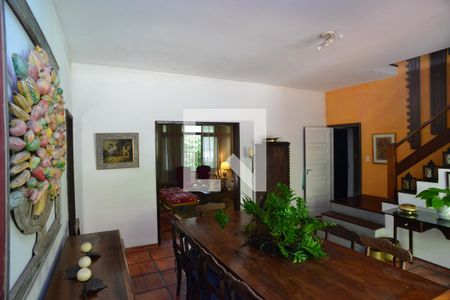 Sala de casa de condomínio à venda com 6 quartos, 534m² em São Conrado, Rio de Janeiro