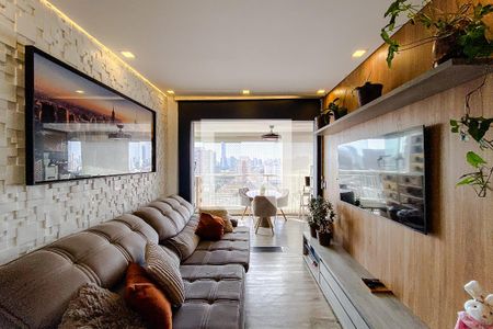 Sala de apartamento à venda com 2 quartos, 74m² em Quarta Parada, São Paulo