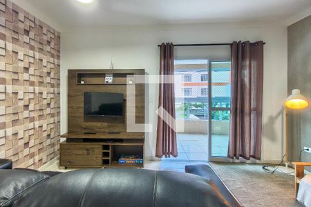 Sala de apartamento para alugar com 2 quartos, 86m² em Canto do Forte, Praia Grande