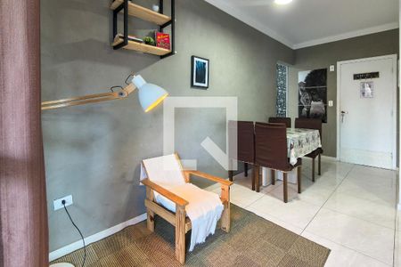 Sala de apartamento para alugar com 2 quartos, 86m² em Canto do Forte, Praia Grande