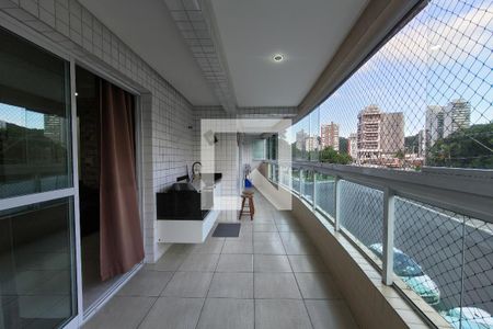 Sacada  de apartamento para alugar com 2 quartos, 86m² em Canto do Forte, Praia Grande