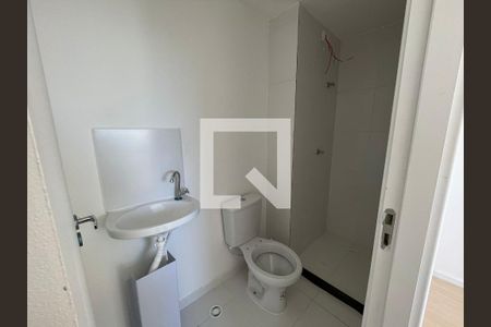 Banheiro de apartamento à venda com 1 quarto, 26m² em Jardim Imperador (zona Leste), São Paulo