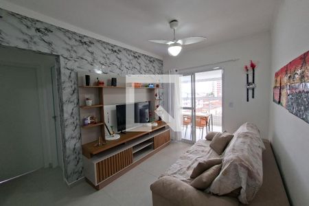 Sala de apartamento para alugar com 2 quartos, 80m² em Aviação, Praia Grande