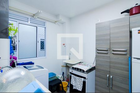 Cozinha e Área de Serviço de apartamento à venda com 2 quartos, 43m² em Jardim Rosa de Franca, Guarulhos