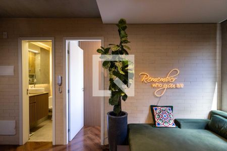 Sala integrada com Cozinha de apartamento à venda com 1 quarto, 34m² em Jurubatuba, São Paulo