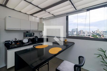 Cozinha de apartamento à venda com 1 quarto, 50m² em Vila Cordeiro, São Paulo